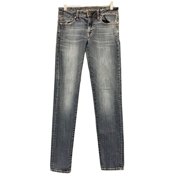 6 Long American Eagle Outfitters Womens Super Stretch Skinny Jeans - Picture 9 of 9